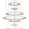 ET2 Saturn II 10-Light LED Pendant Matte Silver