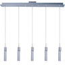 ET2 Fizz IV 5-Light LED Pendant Polished Chrome