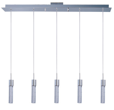 ET2 Fizz IV 5-Light LED Pendant Polished Chrome