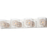 ET2 Gem 4-Light Bath Vanity with SV Shade Polished Chrome