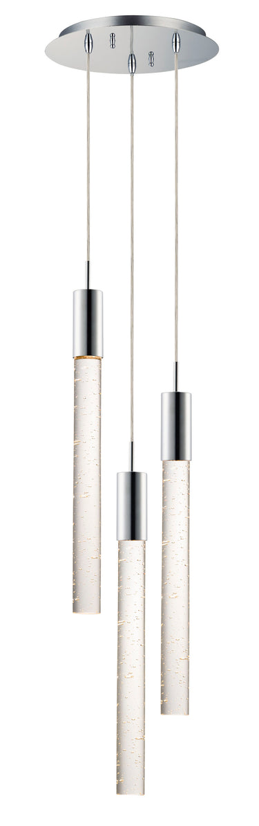 ET2 Big Fizz 3-Light LED Pendant Polished Chrome