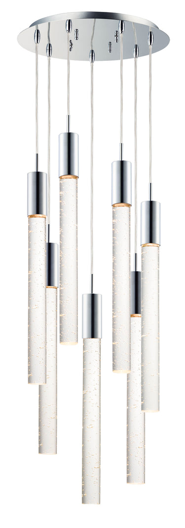 ET2 Big Fizz 7-Light LED Pendant Polished Chrome
