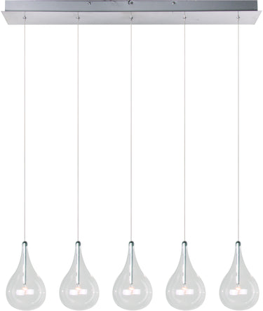 ET2 Larmes 5-Light Pendant Polished Chrome