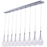 ET2 Larmes 9-Light LED Pendant Polished Chrome