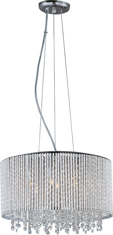 ET2 Spiral 7-Light Pendant Polished Chrome