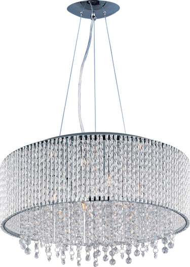 ET2 Spiral 10-Light Pendant Polished Chrome