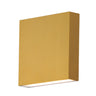 ET2 Brik 6.25" LED Outdoor Wall Sconce Natural Aged Brass
