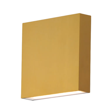 ET2 Brik 6.25" LED Outdoor Wall Sconce Natural Aged Brass