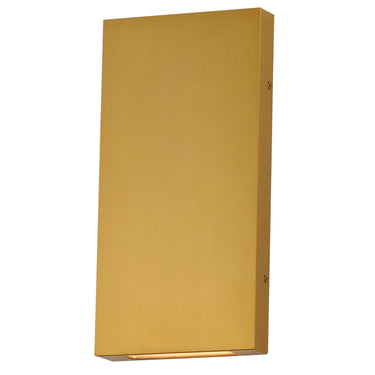 ET2 Brik 14" LED Wall Sconce Natural Aged Brass