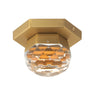 ET2 Allumettes LED Flush Mount Gold