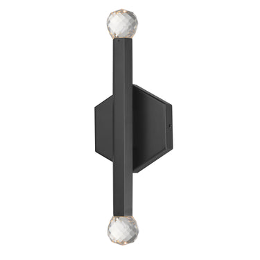 ET2 Allumettes 2-Light LED Wall Sconce Black