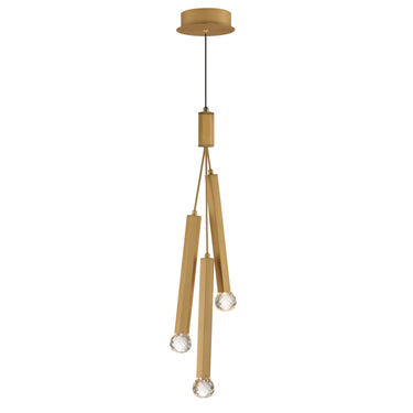 ET2 Allumettes 3-Light LED Pendant Gold