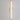 ET2 Soprano glass tube bar bath vanity light, 24 in, lit, mounted vertically