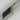ET2 Soprano glass tube bar bath vanity light, 30 in, close-up of the chrome mounting plate and screws