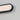 ET2 Latitude oval edge-lit bath sconce, 24 in Black, alternate view