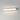 ET2 Loop wall sconce, 24 in Polished Chrome, lit angled view