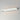 ET2 Loop wall sconce, 30 in Polished Chrome, lit angled view
