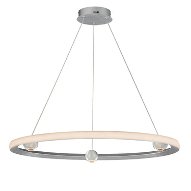 ET2 Nodes 32" LED Pendant CCT Select Brushed Aluminum