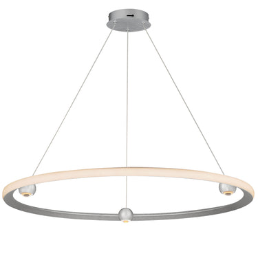 ET2 Nodes 40" LED Pendant CCT Select Brushed Aluminum