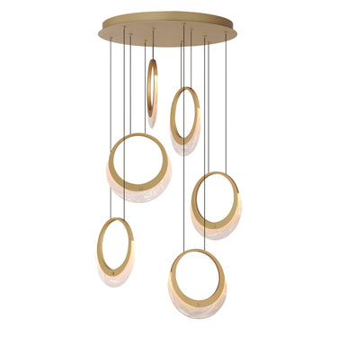 ET2 Lyra 6-Light LED Pendant Gold