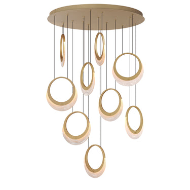 ET2 Lyra 9-Light LED Pendant Gold