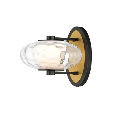 ET2 Amulet LED Wall Sconce Black/Natural Aged Brass