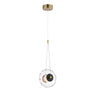 ET2 Amulet LED Pendant Black/Natural Aged Brass