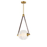 ET2 Dispatch 17" LED Pendant Natural Aged Brass