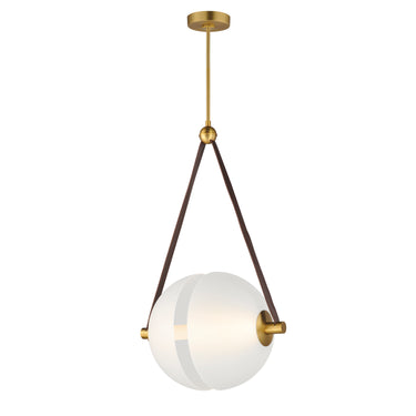 ET2 Dispatch 21" LED Pendant Natural Aged Brass