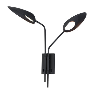 ET2 Marsh 2-Light LED Wall Sconce Black