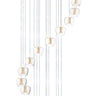ET2 Newton 25-Light LED Pendant Black/Gold