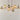 ET2 Planetary 8-Light LED Linear Pendant Gold