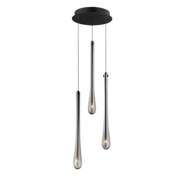 ET2 Stillo 3-Light LED Pendant Black