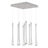 ET2 Stillo 9-Light LED Pendant Satin Nickel