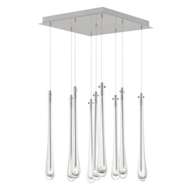 ET2 Stillo 9-Light LED Pendant Satin Nickel