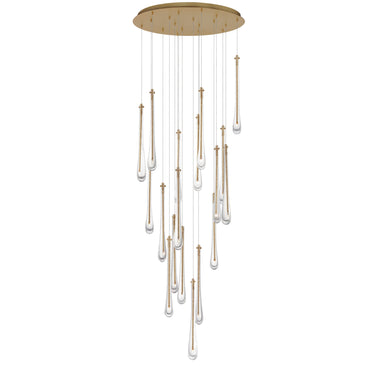 ET2 Stillo 18-Light LED Pendant Gold