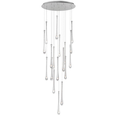 ET2 Stillo 18-Light LED Pendant Satin Nickel