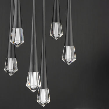 ET2 Pierce 9-Light LED Pendant Black