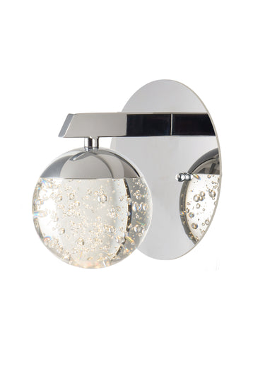 ET2 Orb II LED Wall Sconce Polished Chrome