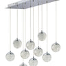 ET2 Orb II 10-Light LED Pendant Polished Chrome