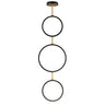 ET2 Hoopla 3-Light LED Pendant Black/Gold