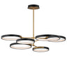 ET2 Hoopla 6-Light LED Pendant Black/Gold