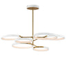 ET2 Hoopla 6-Light LED Pendant White/Gold