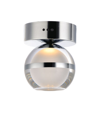 ET2 Swank LED Wall Sconce/Flush Mount Polished Chrome