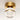 ET2 Swank LED Wall Sconce/Flush Mount Natural Aged Brass
