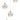 ET2 Swank 5-Light LED Pendant Natural Aged Brass