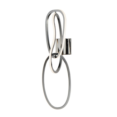 ET2 Unity 3-Light LED Wall Sconce Black Chrome