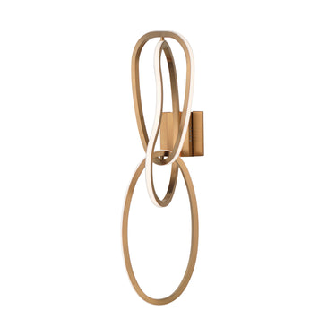 ET2 Unity 3-Light LED Wall Sconce Brushed Champagne