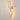 ET2 Unity wall sconce, Brushed Champagne, lit with a warm amber glow