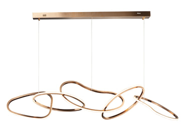 ET2 Unity 5-Light LED Pendant Brushed Champagne